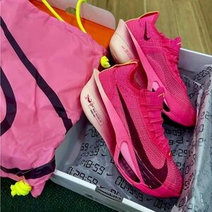 Nike Alphafly 💅 Next % 3 Hyper Pink Running Shoes Women's Size 8.5 FD8315-601